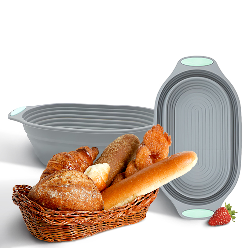 Kitchen Appliances Garage - 1PC Silicone Foldable Banneton Bread Proofing