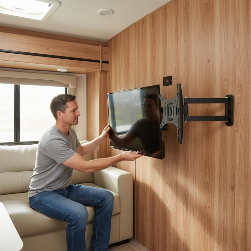 Kitchen Appliances Video - For RV Indoor Folding TV Hanger