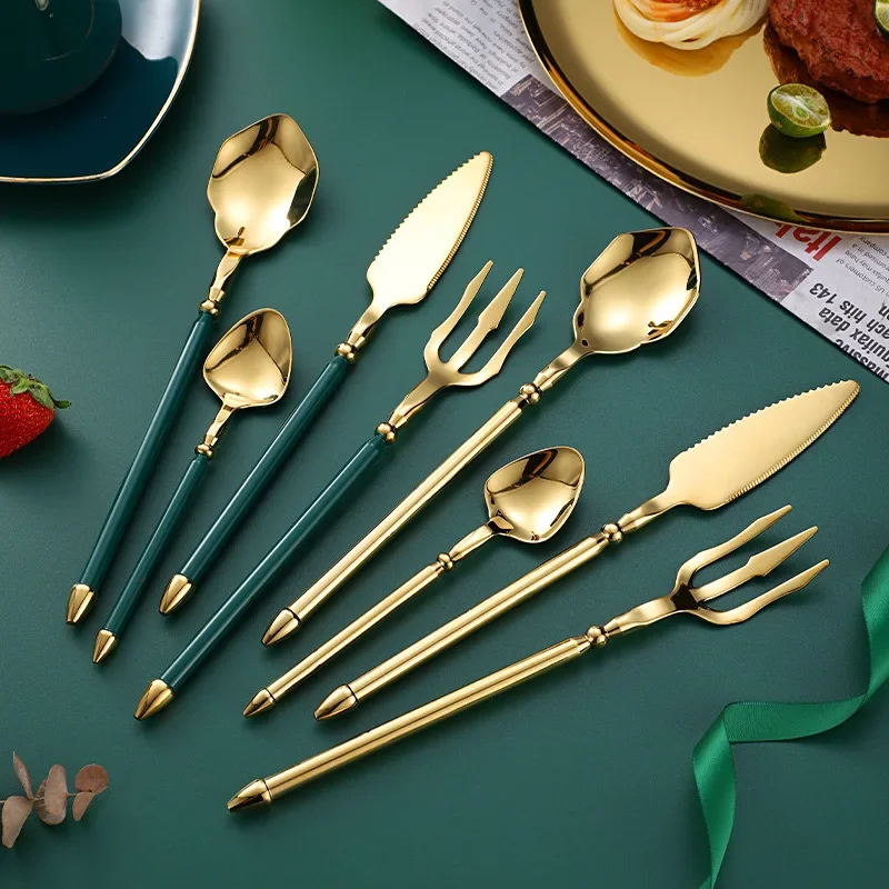 Kitchen Appliances Combo - 4pcs Upscale Cutlery Set 304 Stainless