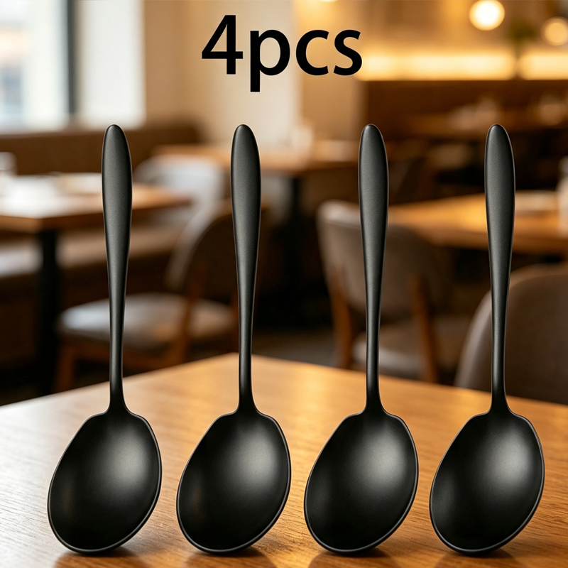 Kitchen Appliances Combo - 2Pcs Large Stainless Steel Serving Spoon