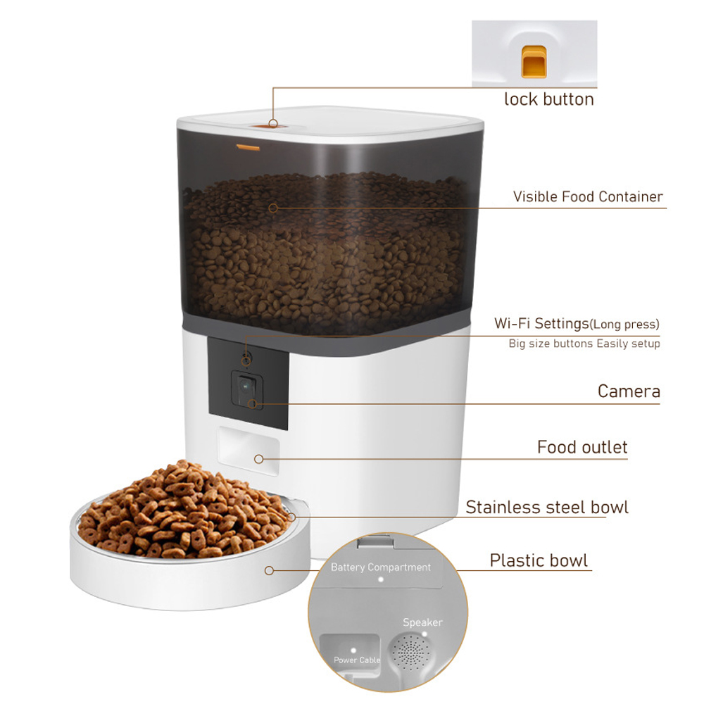 4L Smart Automatic Cat Feeder  - огляд і ціна Kitchen Appliances Video