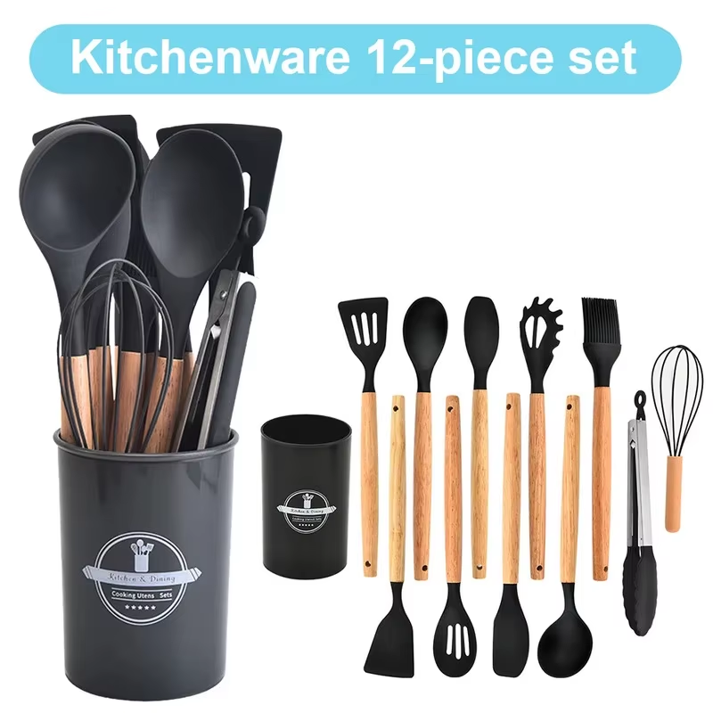 12Pcs Kitchen Utensil Set Sili - огляд і ціна Kitchen Appliances Combo