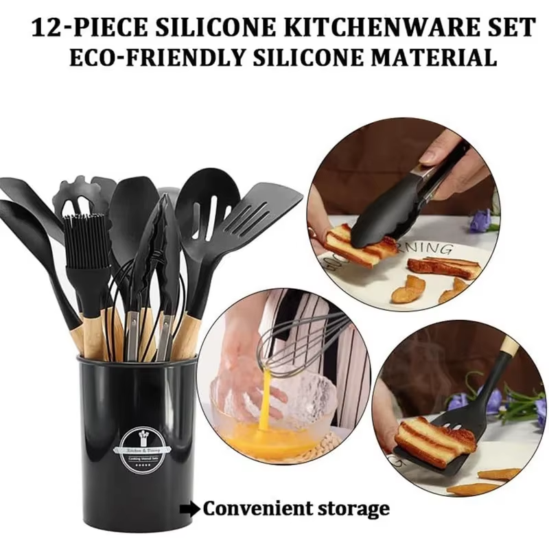 12Pcs Kitchen Utensil Set Sili - огляд і ціна Kitchen Appliances Combo