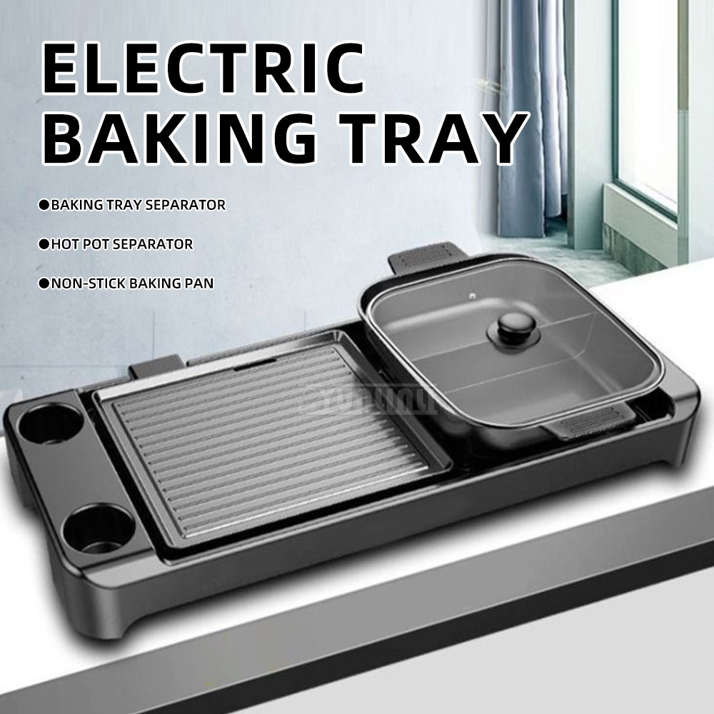 Electric Barbecue Hotpot Stove - огляд і ціна Kitchen Appliances Electric Stove