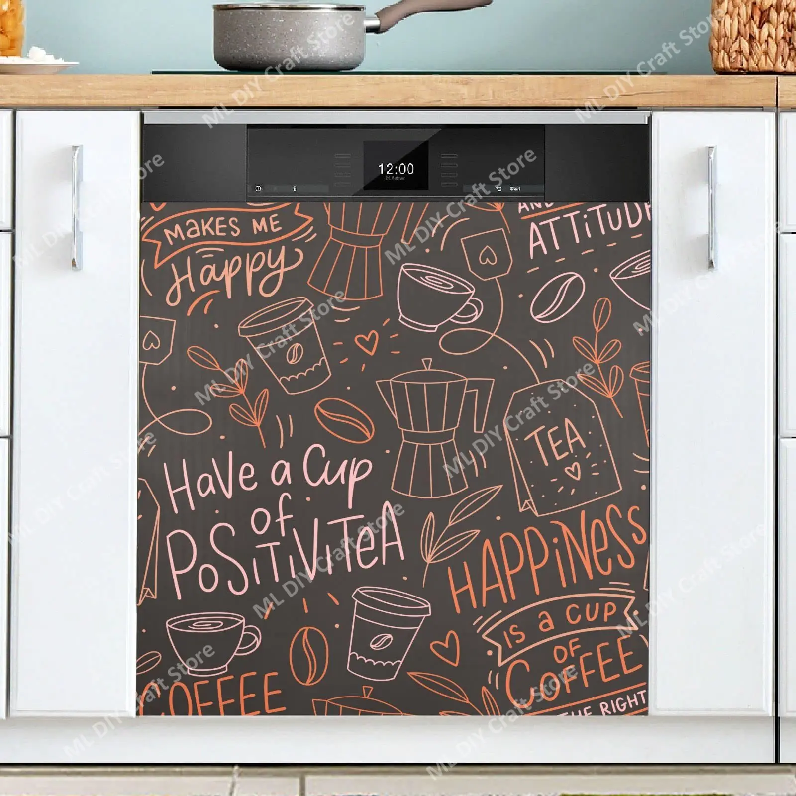 Retro Coffee Topics Cafe Desig - огляд і ціна Kitchen Appliances Pictures