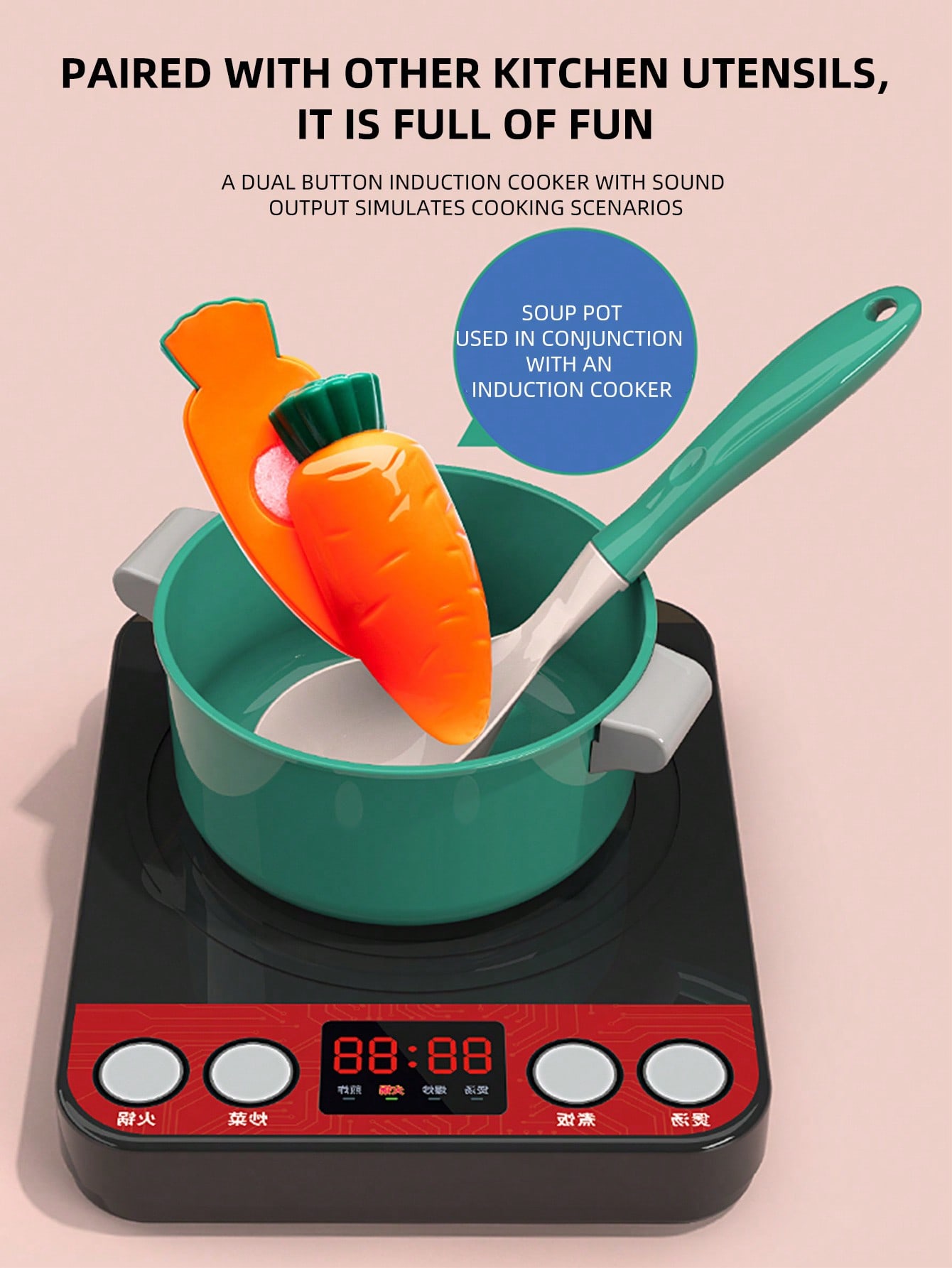 Kids Kitchen Toys Pretend Play - огляд і ціна Kitchen Appliances Combo