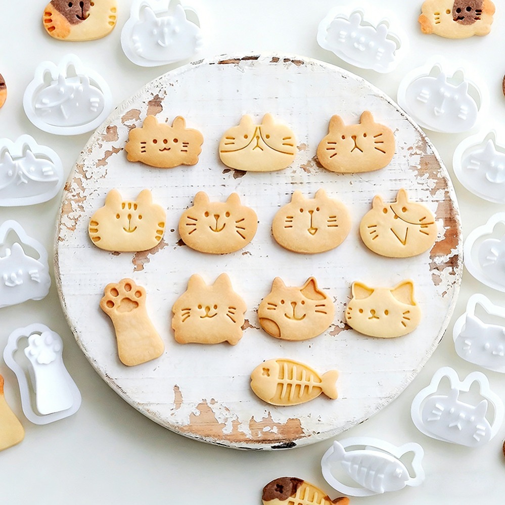 Cute Kitten DIY Stamp Cookie C - огляд і ціна Kitchen Appliances Garage