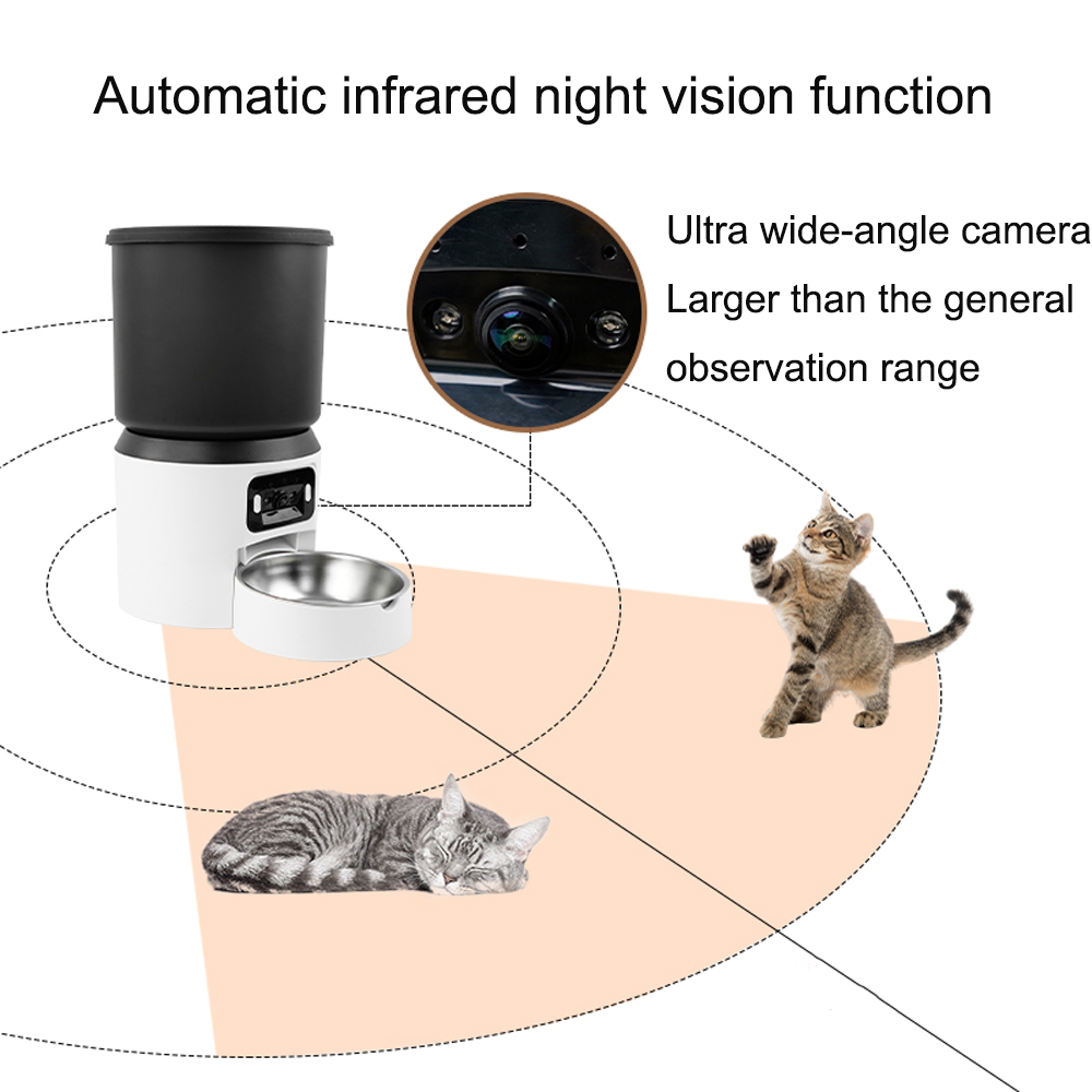 4L Pet Feeder Button WiFi Came - огляд і ціна Kitchen Appliances Video